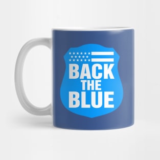 Back The Blue Shield Mug